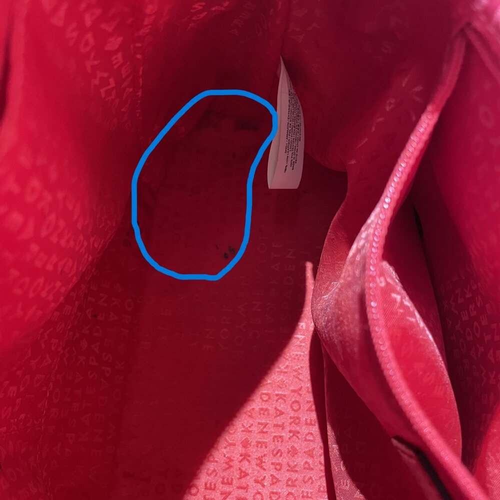 Kate Spade New York Wellesley Rachelle satchel in Cherry Red - Picture 10 of 13